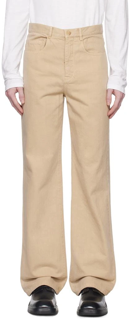 商品Nili Lotan|Beige Claudio Trousers,价格¥1497,第1张图片