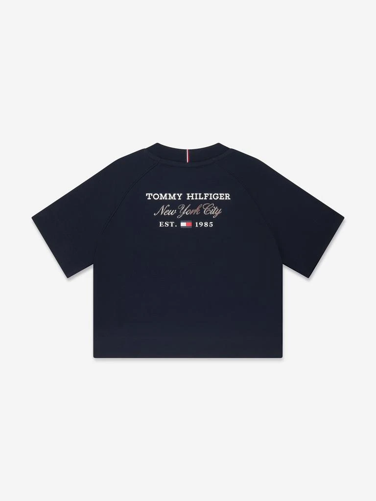 商品Tommy Hilfiger|Girls Tommy Script T-Shirt in Navy,价格¥284,第2张图片详细描述