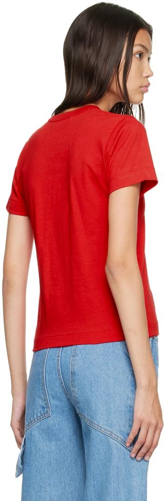 商品Comme des Garcons|Red Double Heart T-Shirt,价格¥701,第3张图片详细描述