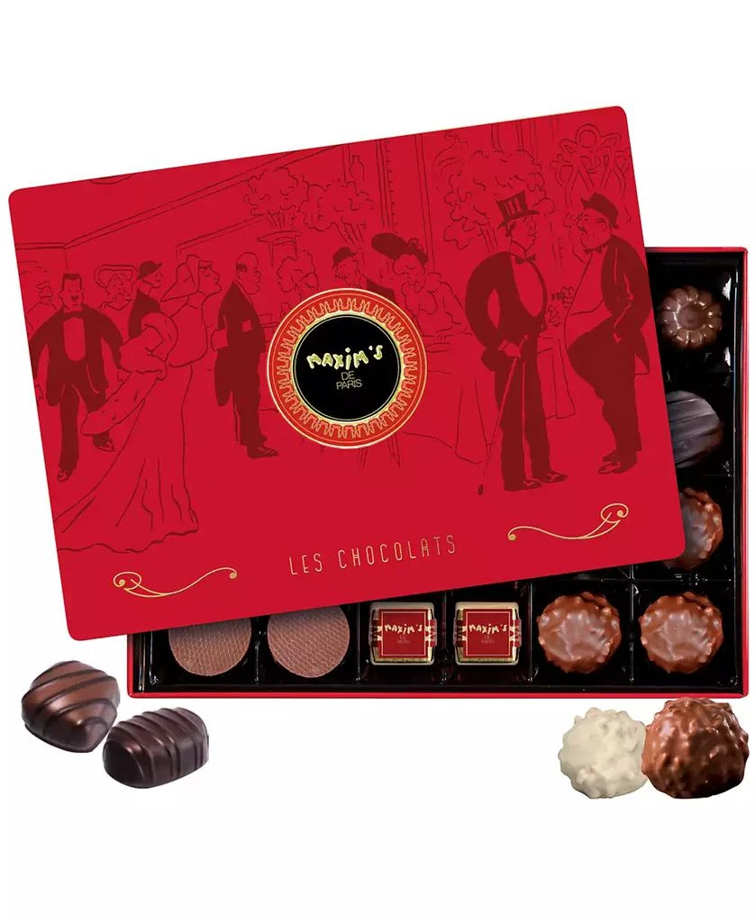 商品Maxim's De Paris|Chocolate Assortment Paris Red Tin, 22 Pieces,价格¥345,第1张图片