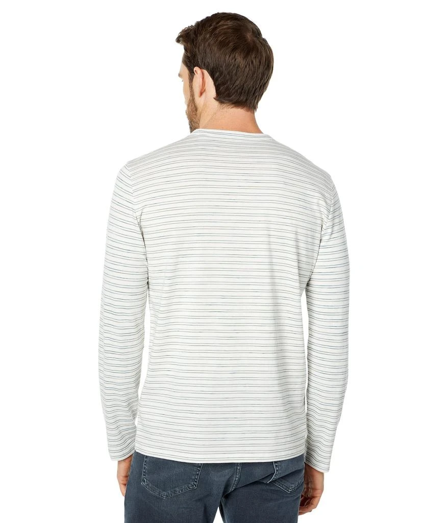商品Vince|Space Dye Tonal Stripe Long Sleeve Crew,价格¥647,第2张图片详细描述