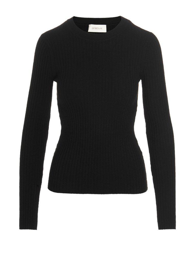 商品Max Mara|Sportmax Crewneck Long-Sleeved Jumper,价格¥1016-¥1387,第1张图片