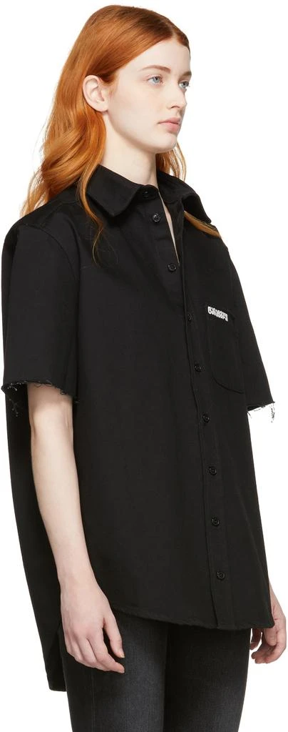 商品Vetements|Black Denim 'God Save Us' Shirt 短袖衬衫,价格¥1955,第2张图片详细描述