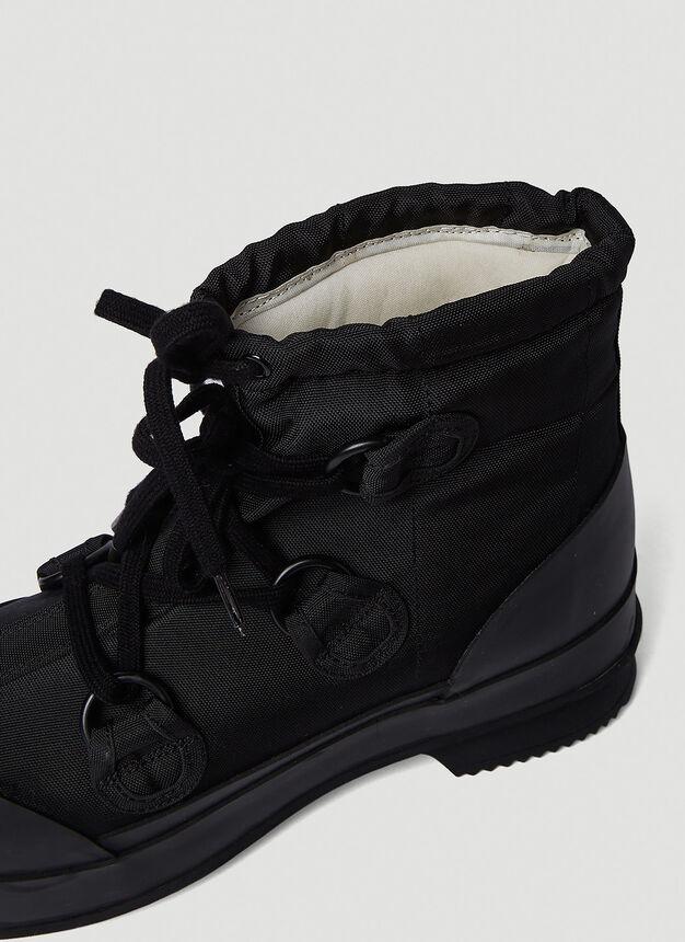 Lace Up Boots in Black商品第8张图片规格展示