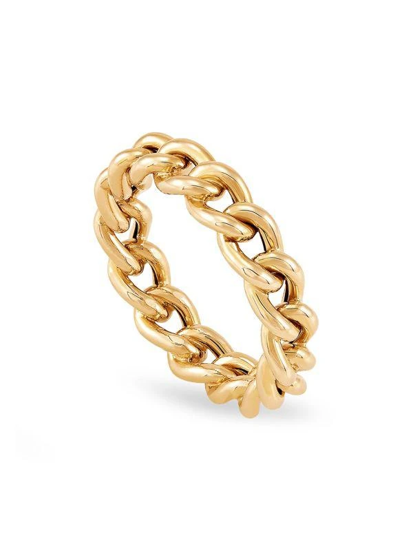 商品Saks Fifth Avenue|14K Yellow Gold Curb Chain Ring,价格¥2083,第1张图片