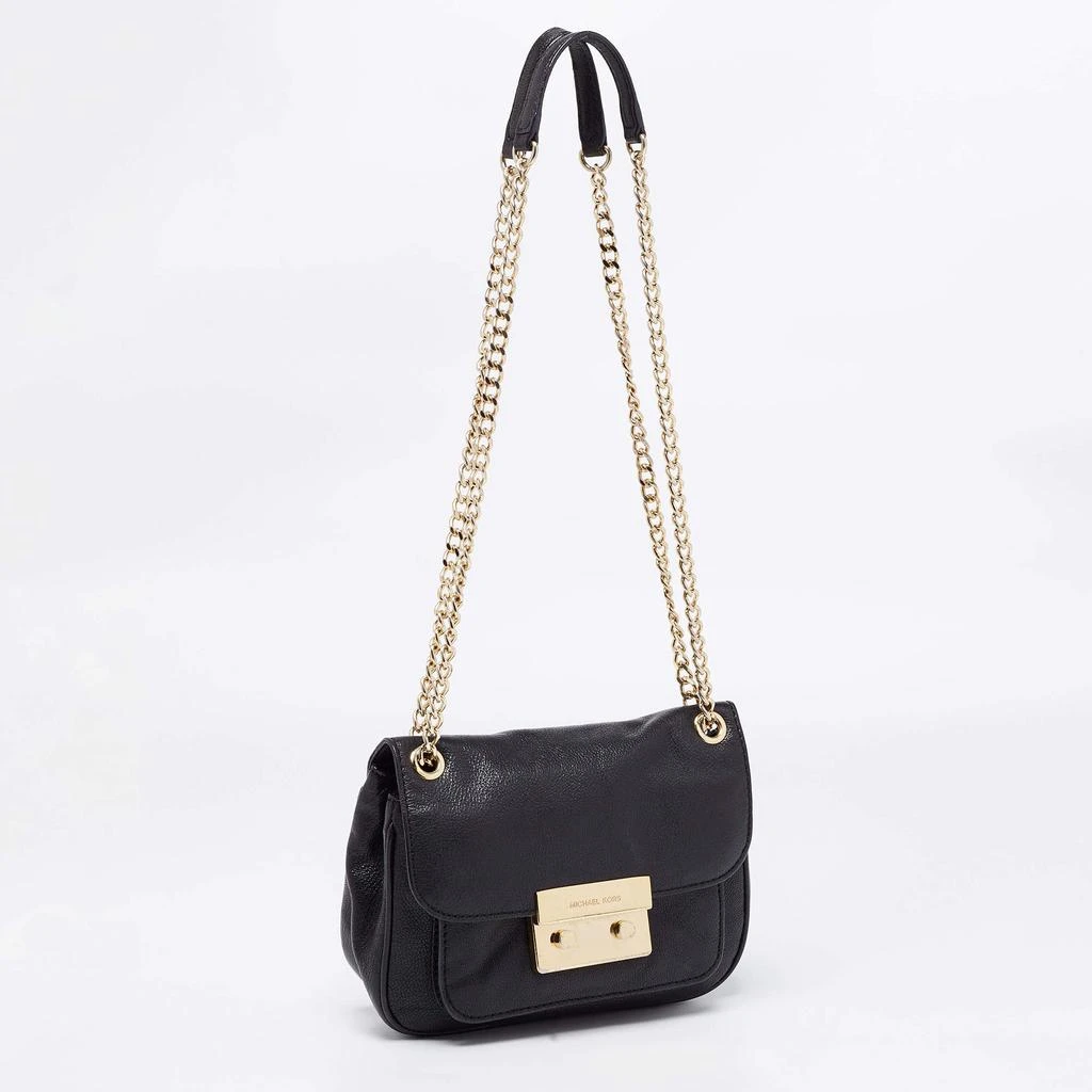 商品[二手商品] Michael Kors|Michael Kors Black Leather Sloan Crossbody Bag,价格¥830,第3张图片详细描述