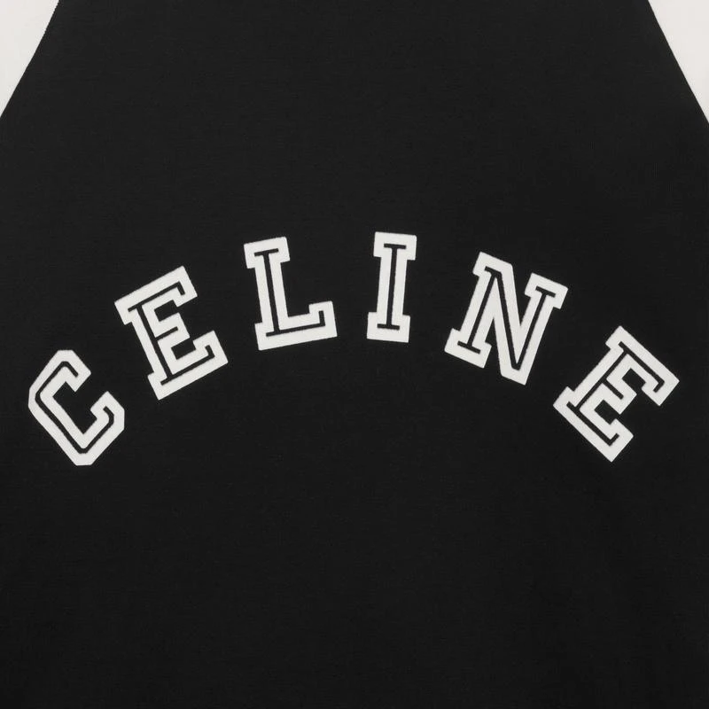 Celine/赛琳 男士黑色棉短袖T恤 商品