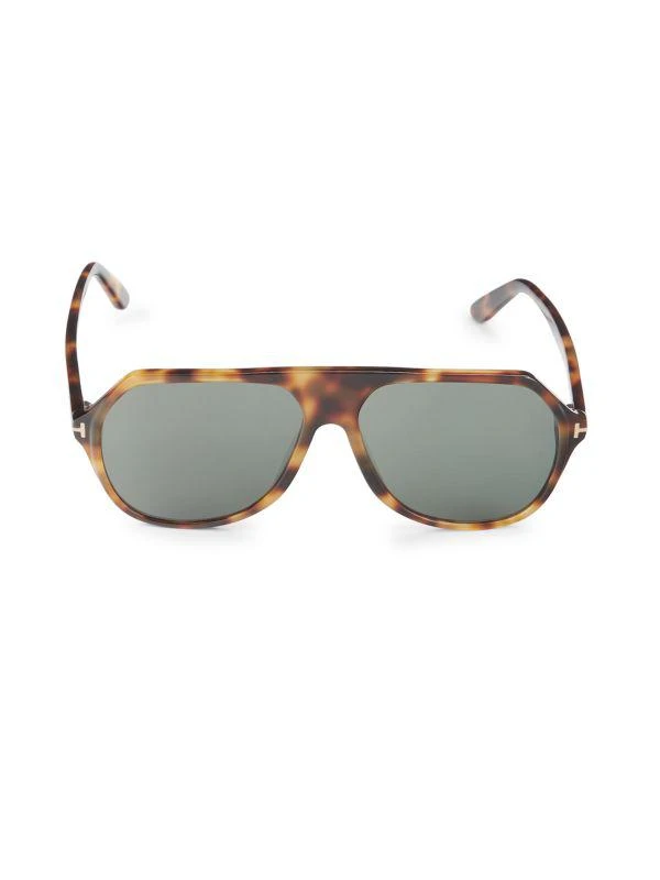 商品Tom Ford|59MM Pilot Sunglasses,价格¥1420,第1张图片