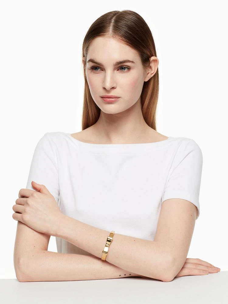 商品Kate Spade|perfectly placed hinged bow bangle,价格¥259,第2张图片详细描述