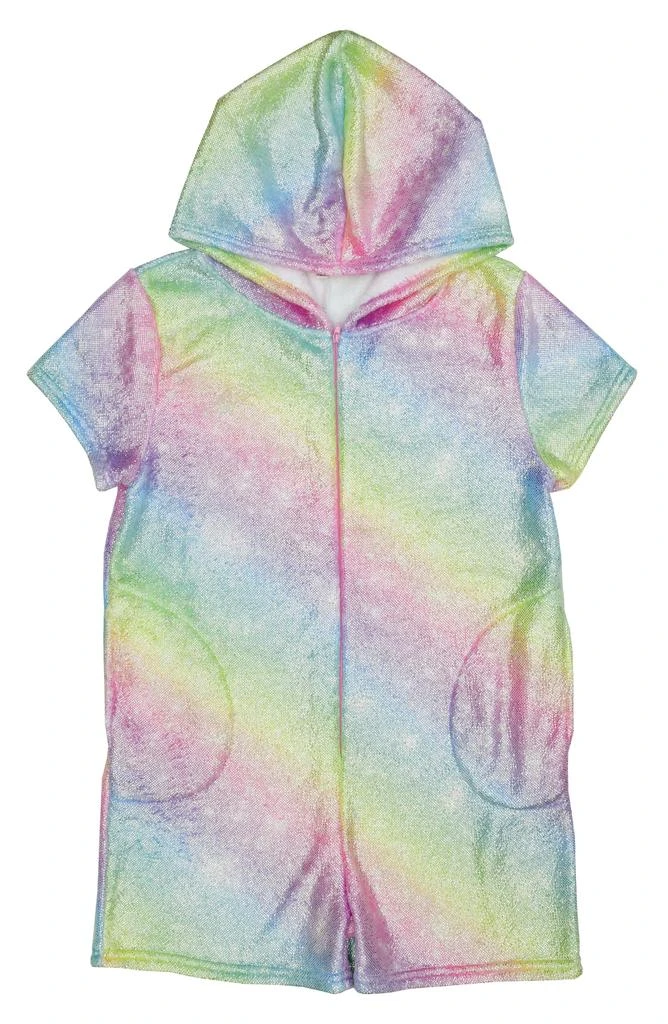 商品Iscream|Kids' Shimmery Rainbow Plush Romper,价格¥28,第1张图片