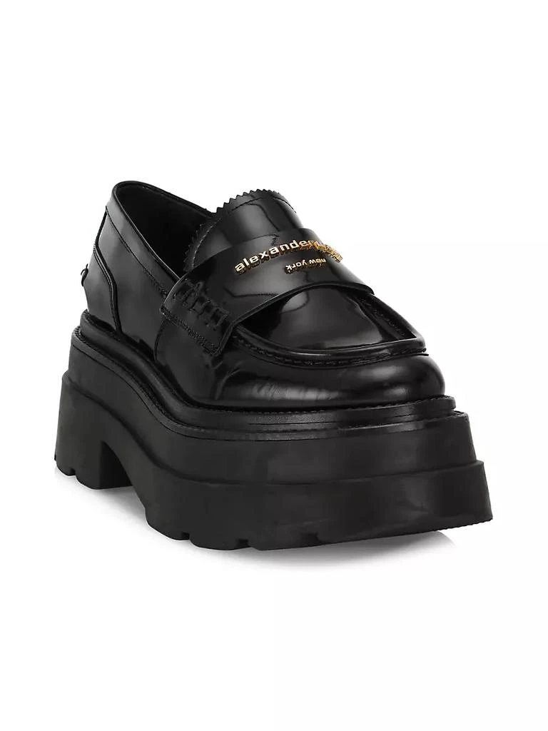 商品Alexander Wang|Carter Leather Platform Loafers,价格¥5126,第2张图片详细描述