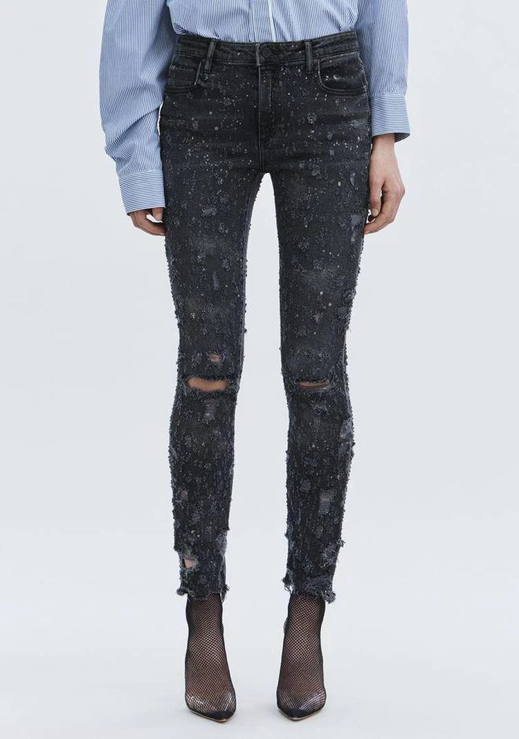 商品Alexander Wang|WHIPLASH DESTROYED JEAN,价格¥889,第5张图片详细描述