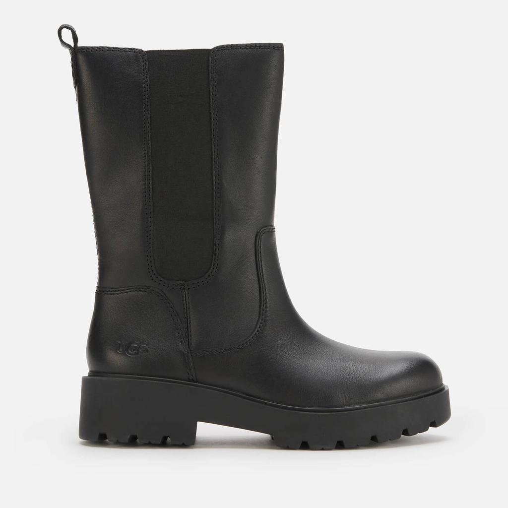 商品UGG|UGG Women's Holzer Waterproof Leather Chelsea Boots - Black,价格¥864,第1张图片