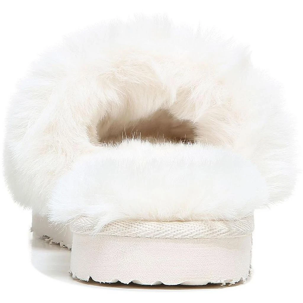 商品Sam Edelman|Sam Edelman Womens Jinnie Faux Fur Slip On Slide Slippers,价格¥206,第3张图片详细描述