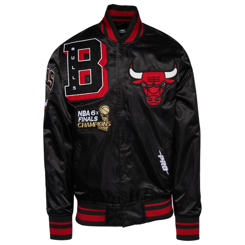 Pro Standard Bulls Mash Satin Jacket - Men's商品第1张图片规格展示