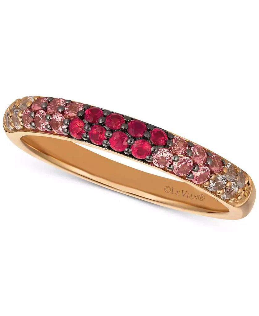 商品Le Vian|Strawberry Layer Cake Multi-Gemstone (1/2 ct. t.w.) Ring in 14k Rose Gold,价格¥3142,第1张图片