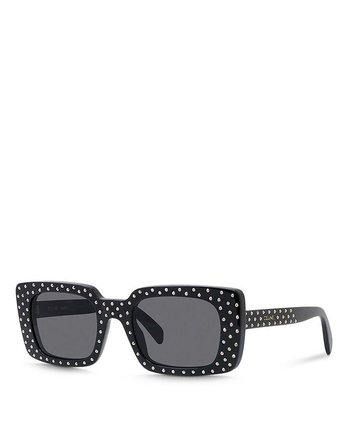 商品Celine|Women's Studded Rectangular Sunglasses, 51mm,价格¥4805,第3张图片详细描述