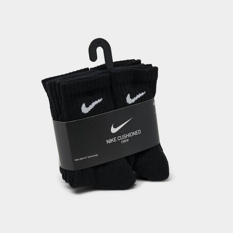 商品Jordan|Kids' Toddler Nike Dri-FIT Crew Socks (6-Pack),价格¥74,第3张图片详细描述