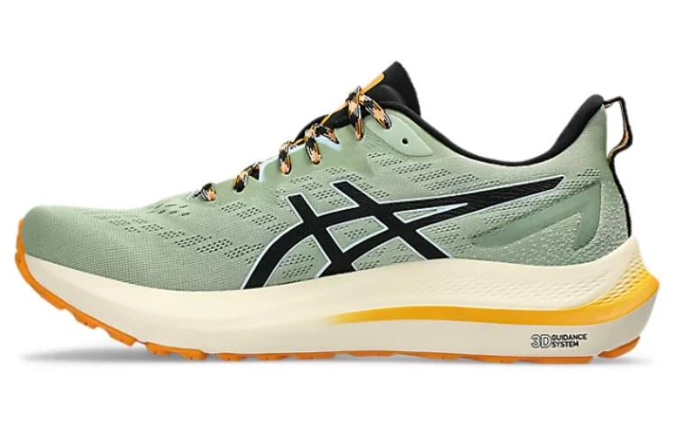 商品[国内直发] Asics|GT-2000 12 轻盈舒适 网布防滑耐磨减震 低帮 训练跑步鞋 男款 米绿色,价格¥852,第1张图片