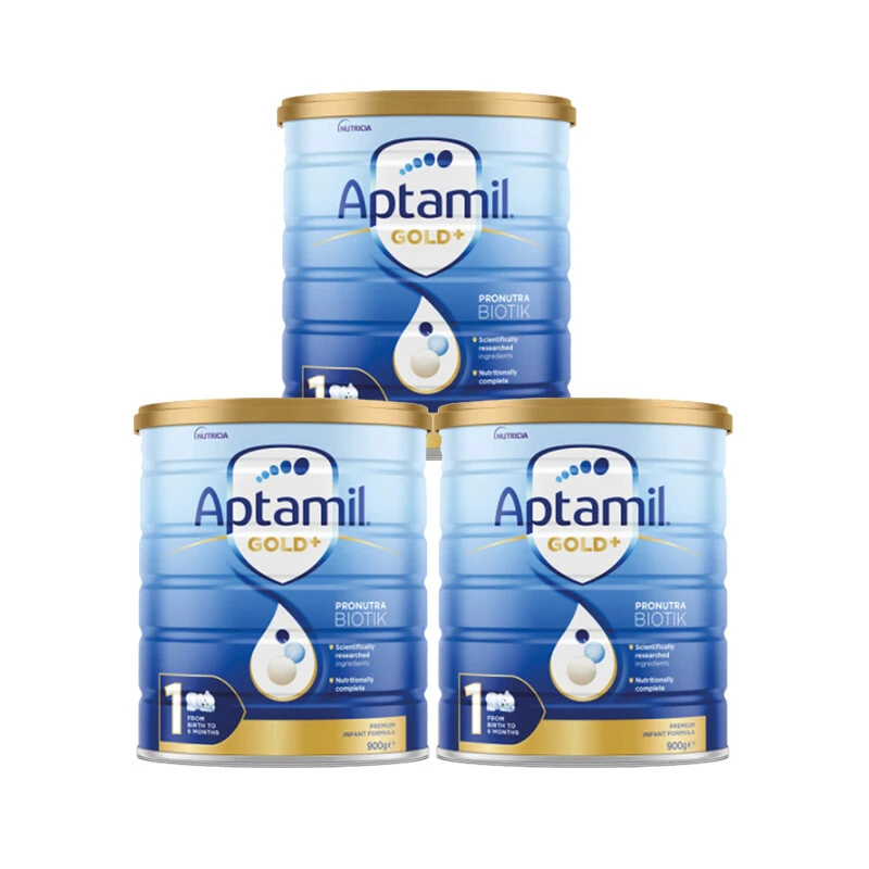 澳洲Aptamil爱他美金装1段奶粉(0-6个月) 900g/罐 新旧版本随机发（保税仓发货）（预售3个工作日内发货） 商品