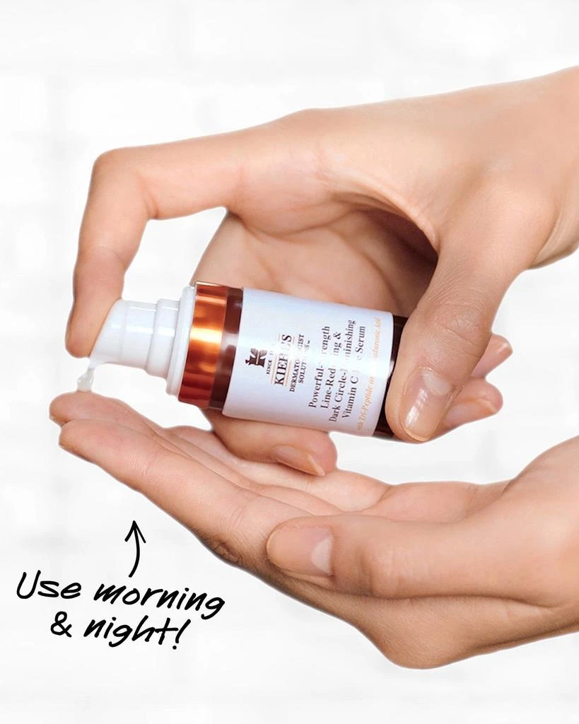 商品Kiehl's|Powerful Strength Line-Reducing & Dark Circle-Diminishing Vitamin C Eye Serum, 0.5 oz.,价格¥462,第2张图片详细描述