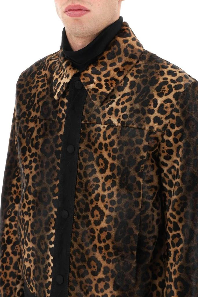 商品AMI|ANIMALIER PONYSKIN JACKET,价格¥5364,第5张图片详细描述