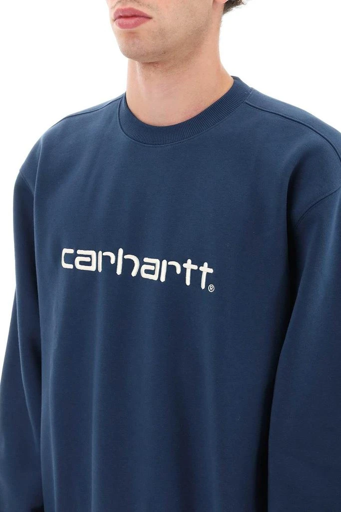 商品Carhartt WIP|Crew-neck sweatshirt with logo embroidery,价格¥386,第5张图片详细描述