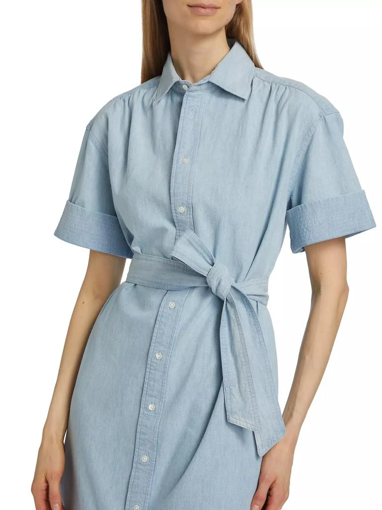 Chambray Midi-Shirtdress 商品