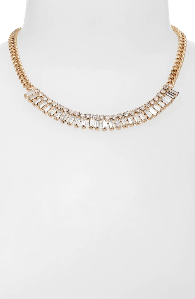 商品Nordstrom|Crystal Baguette Curb Link Necklace,价格¥57,第2张图片详细描述