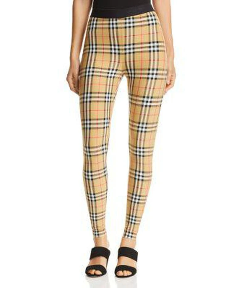 商品Burberry|Belvoir Signature Check-Print Leggings,价格¥3338,第1张图片