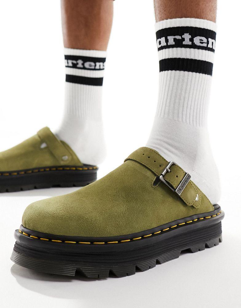 green suede doc martens