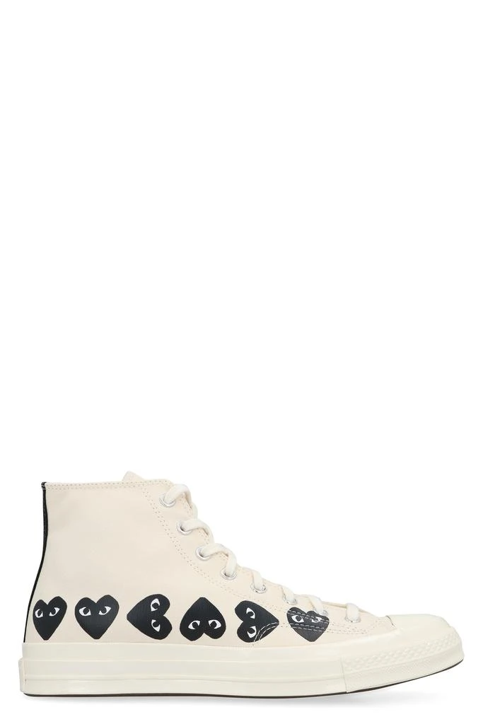 商品Comme des Garcons|CONVERSE X COMME DES GARÇONS PLAY - CHUCK 70 HIGH-TOP SNEAKERS,价格¥1554,第1张图片