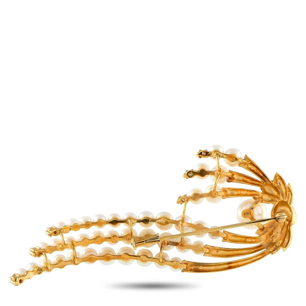 商品[二手商品] LB Exclusive|18K Yellow Gold Pearl Brooch MF14-041025,价格¥15243,第2张图片详细描述