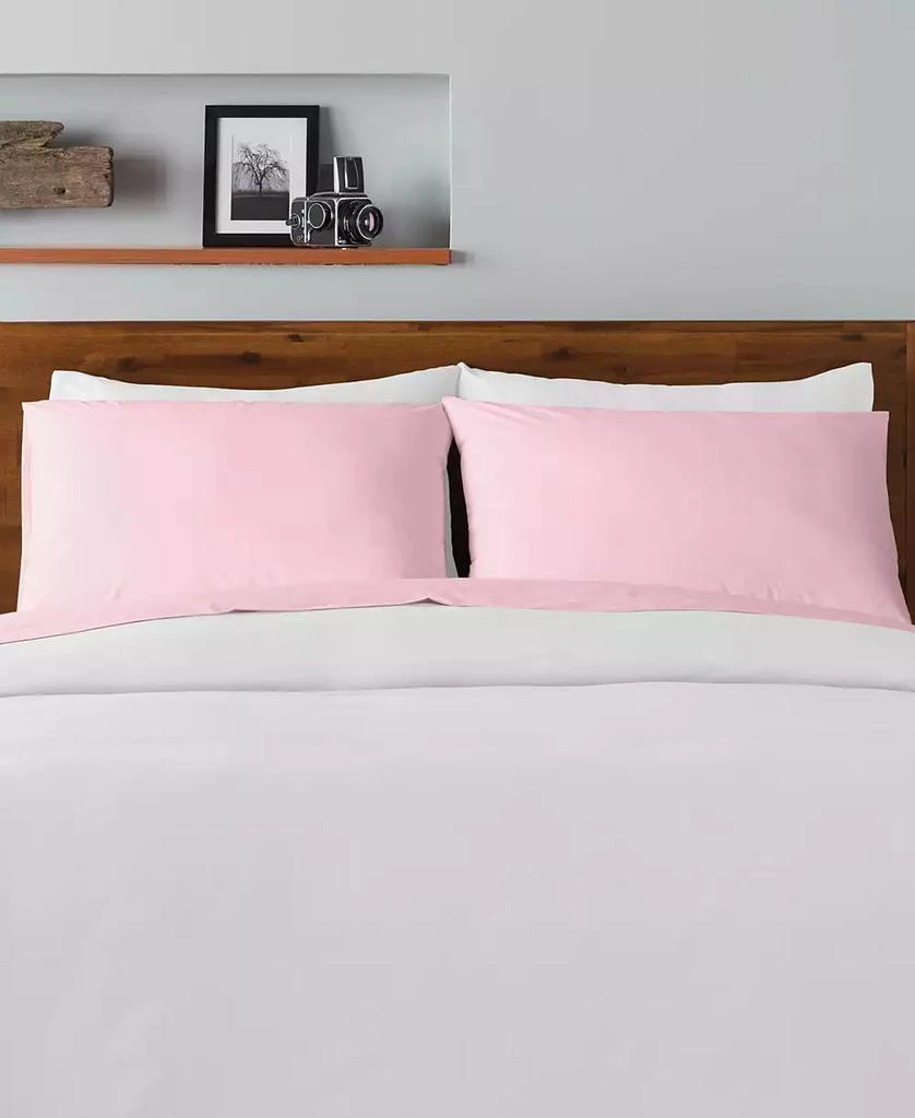 商品Ella Jayne|Percale Cool and Crisp 300 Thread Count 100% Cotton Pillowcase Set, Standard,价格¥262,第3张图片详细描述