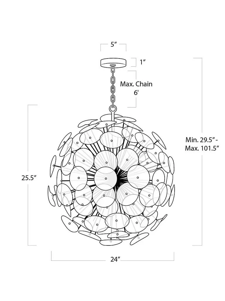商品Regina Andrew|Classics Poppy Small Chandelier,价格¥22377,第3张图片详细描述