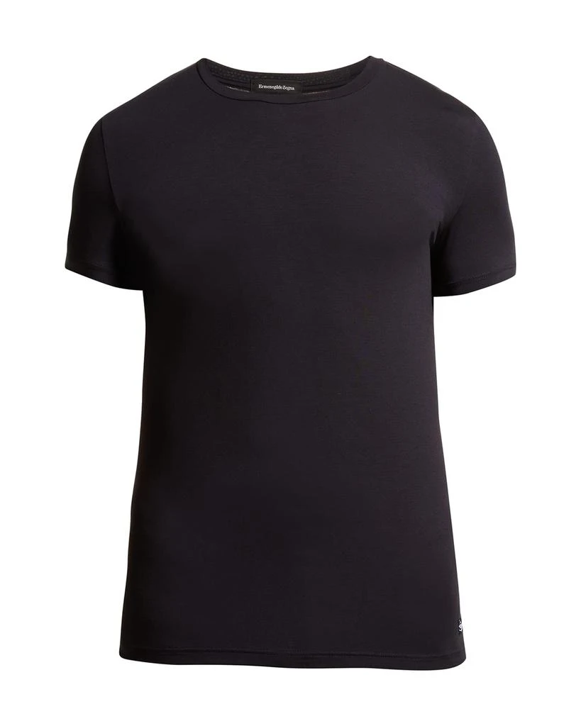 商品Zegna|Men's Stretch-Modal Crew T-Shirt,价格¥464,第2张图片详细描述