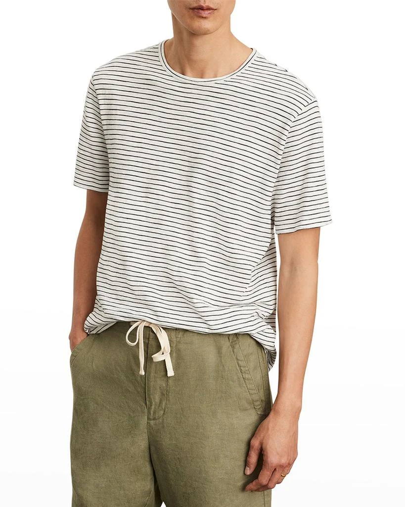 商品Vince|Men's Striped Slub T-Shirt,价格¥406,第1张图片