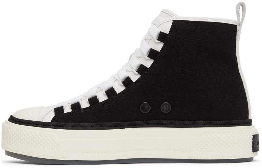 商品AMIRI|Black & White M.A. Court High Sneakers,价格¥4904,第3张图片详细描述