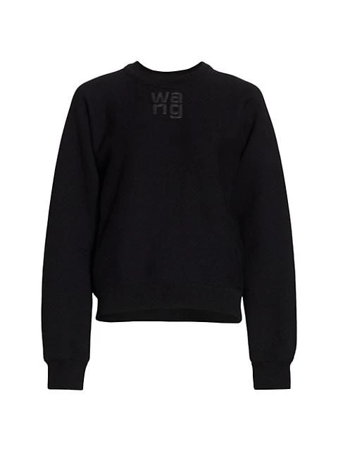 商品Alexander Wang|Logo Terry Crewneck Sweatshirt,价格¥1377,第1张图片