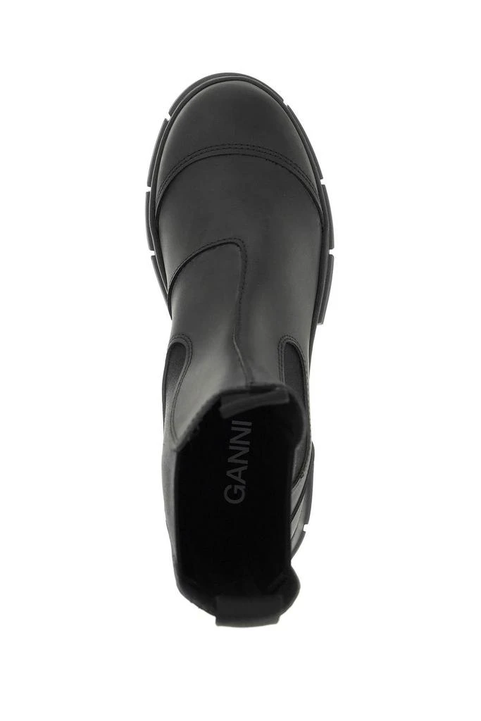 商品Ganni|Recycled rubber chelsea ankle boots,价格¥974,第3张图片详细描述