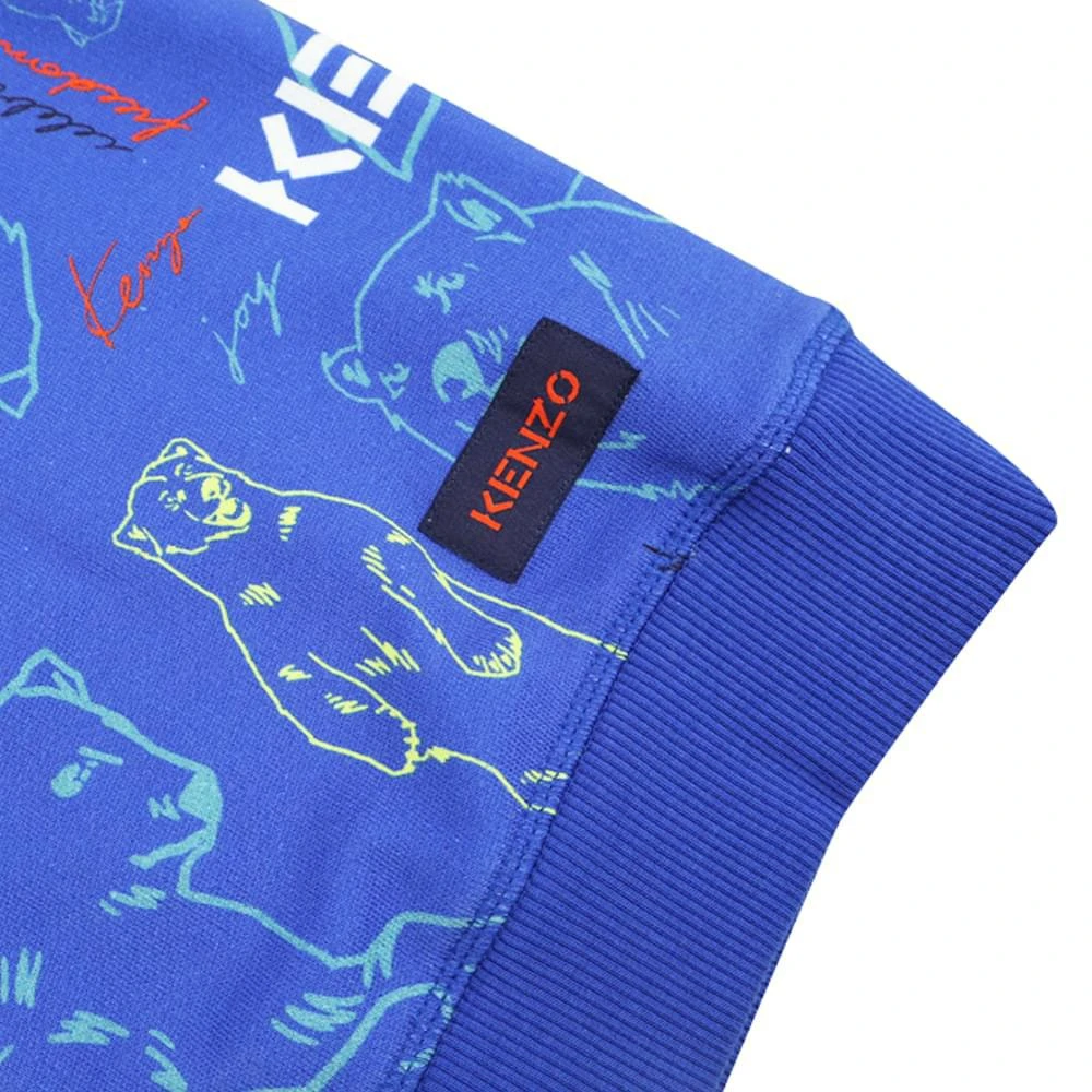 商品Kenzo|Blue Polar Bear Pattern Sweatshirt,价格¥563,第3张图片详细描述