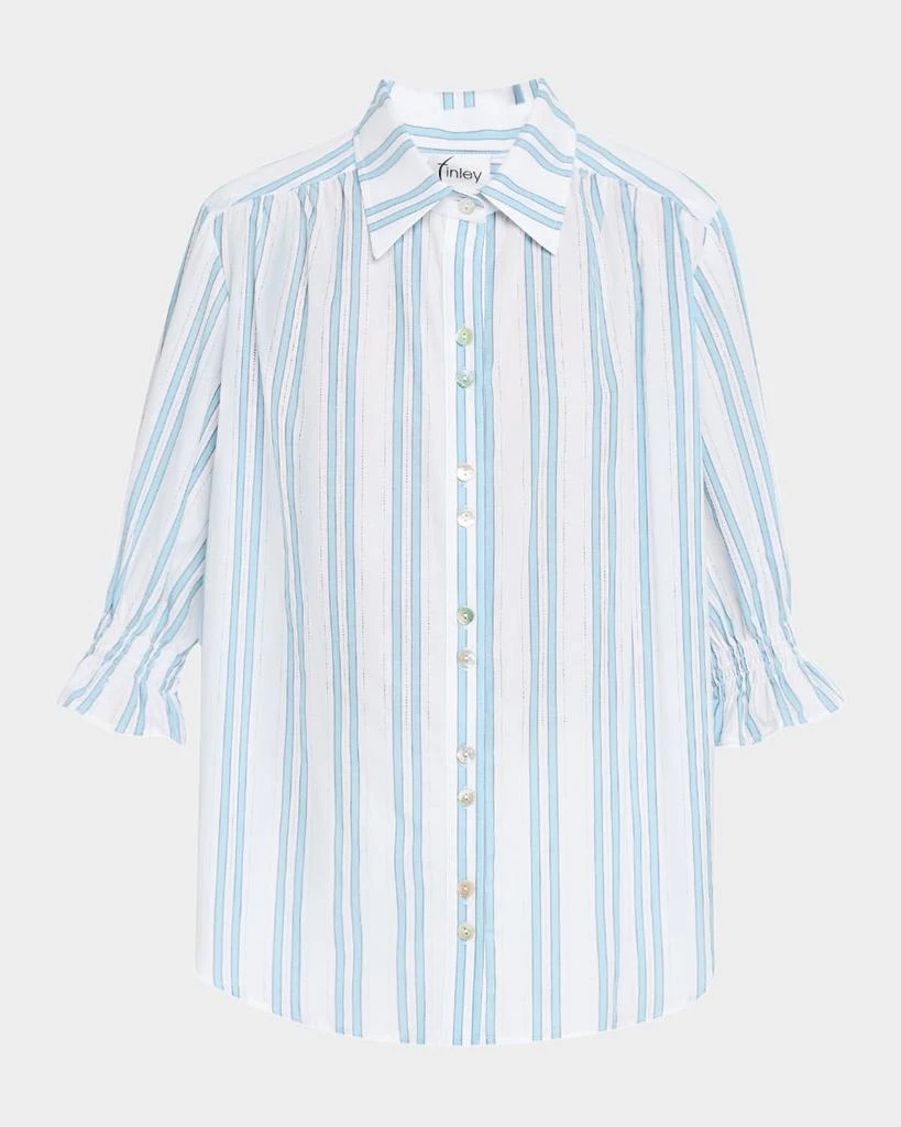 商品Finley|Sirena Drop Needle Striped Button-Down Shirt,价格¥1922,第1张图片
