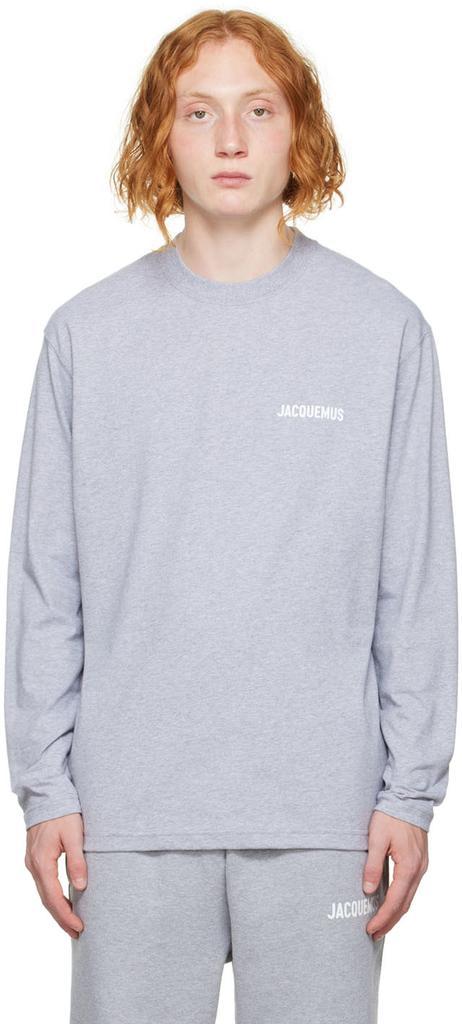 商品Jacquemus|Gray 'Le T-Shirt Manches Longues' Long Sleeve T-Shirt,价格¥705,第1张图片