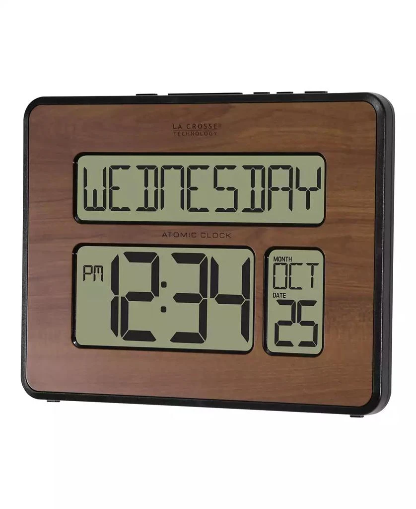 商品La Crosse Technology|Atomic Full Calendar Digital Clock with Extra Large Digits,价格¥358,第2张图片详细描述