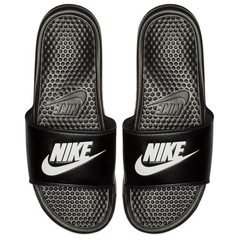 商品NIKE|男款 耐克 Benassi JDI 休闲拖鞋 黑色,价格¥185,第3张图片详细描述