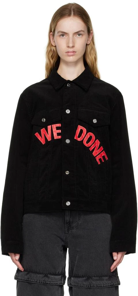 商品We11done|Black Spread Collar Jacket,价格¥2399,第1张图片