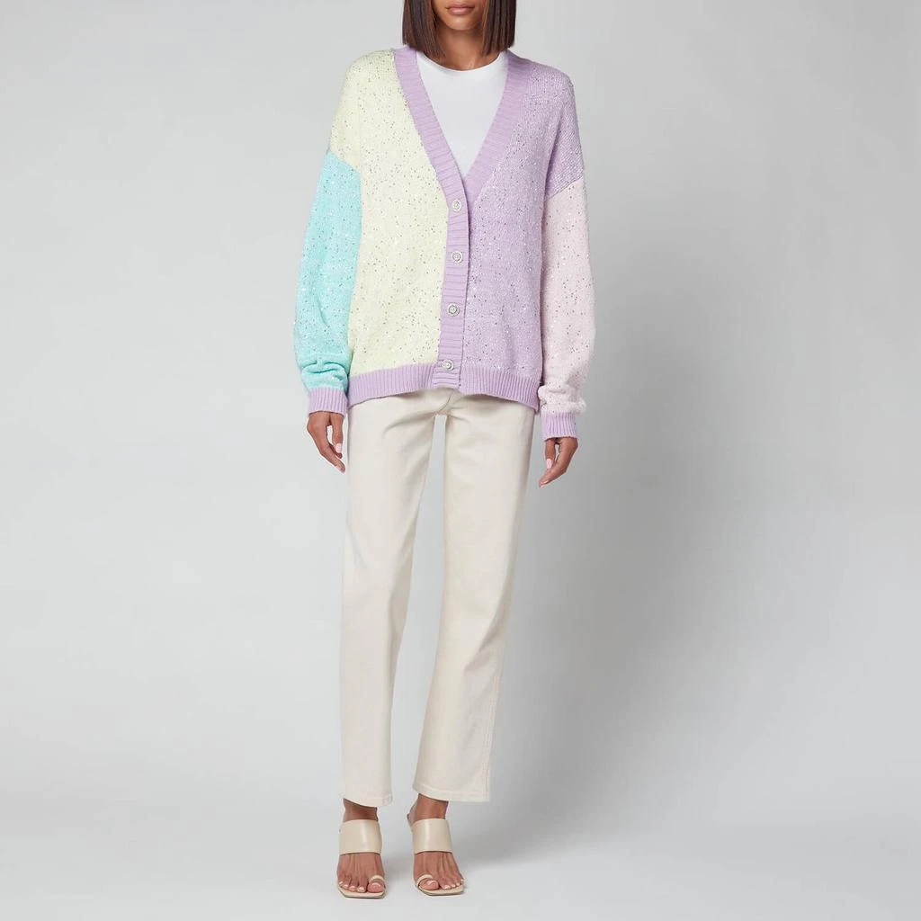 商品Olivia Rubin|Olivia Rubin Women's Cecily Colourblock Cardigan - Sequin Knit,价格¥495,第3张图片详细描述