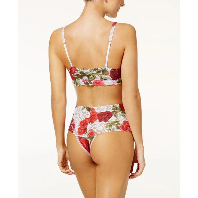 商品Hanky Panky|Rose Red Retro Lace Bralette 3J7406,价格¥285,第4张图片详细描述