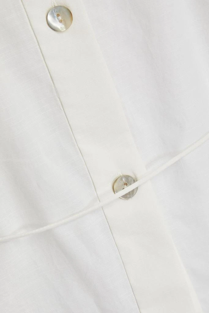 商品Vince|Belted cotton-poplin shirt,价格¥337,第4张图片详细描述