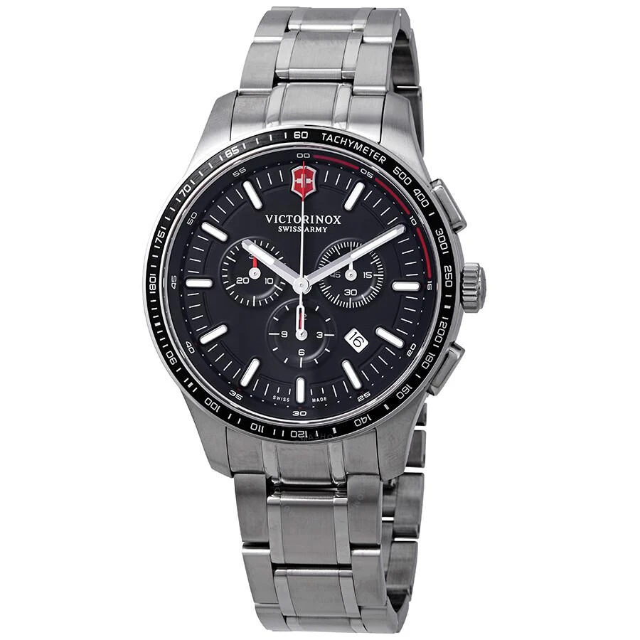 商品Victorinox|Alliance Sport Chronograph Black Dial Men's Watch 241816,价格¥2229,第1张图片